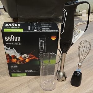 Braun Multi Quick 5 Hand Blender Set - Black